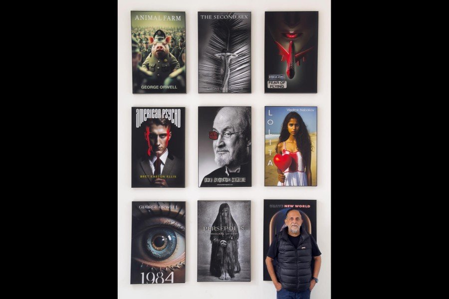 BOOKS, SHELVED: Photographer Rohit Chawla's latest exhibition puts a spin on books and the cancel culture