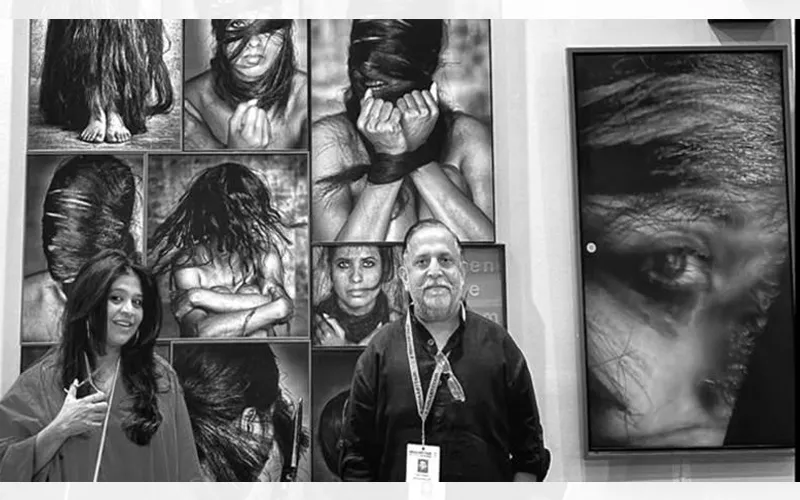 A powerful message on women and the politics of hair at India Art Fair 2023